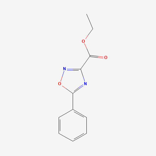 5-Phenyl-[1,2,4]oxadiazole-3-carboxylic acid ethyl ester (CAS: 37384-62-6) - Related Chemical Product