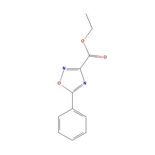 5-Phenyl-[1,2,4]oxadiazole-3-carboxylic acid ethyl ester (CAS: 37384-62-6) - Related Chemical Product