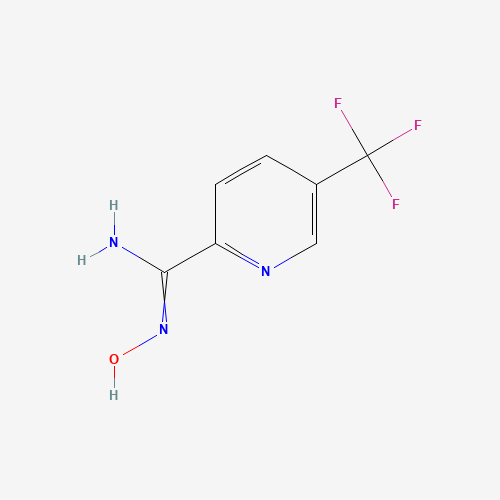 5-(Trifluoromethyl)pyridin-2-ylamidoxime (CAS: 175277-44-8) - Chemical Structure and Molecular Formula 