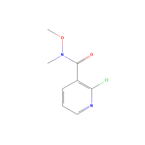 2-Chloro-N-methoxy-N-methylpyridine-3-carboxamide (CAS: 488149-34-4) - Related Chemical Product