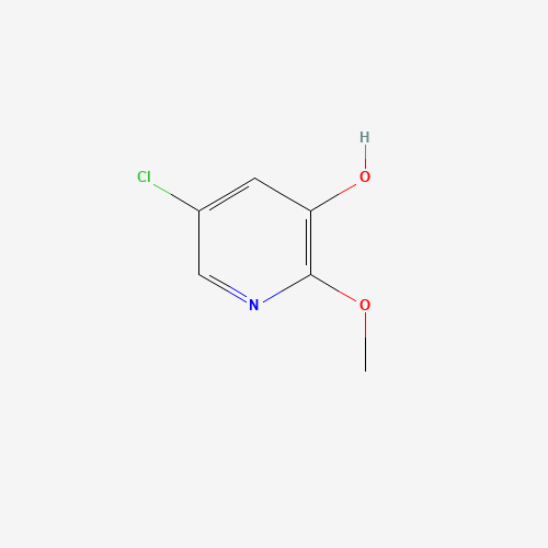 5-Chloro-2-methoxypyridin-3-ol (CAS: 1261365-86-9) - Chemical Structure and Molecular Formula 