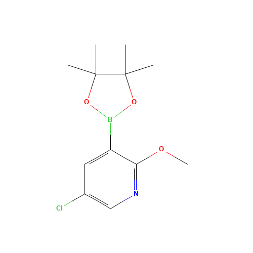 5-Chloro-2-methoxy-3-(4,4,5,5-tetramethyl-1,3,2-dioxaborolan-2-yl)pyridine (CAS: 1083168-96-0) - Related Chemical Product
