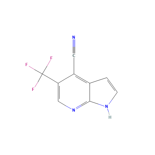 5-(Trifluoromethyl)-1H-pyrrolo[2,3-b]pyridine-4-carbonitrile (CAS: 1261365-58-5) - Related Chemical Product