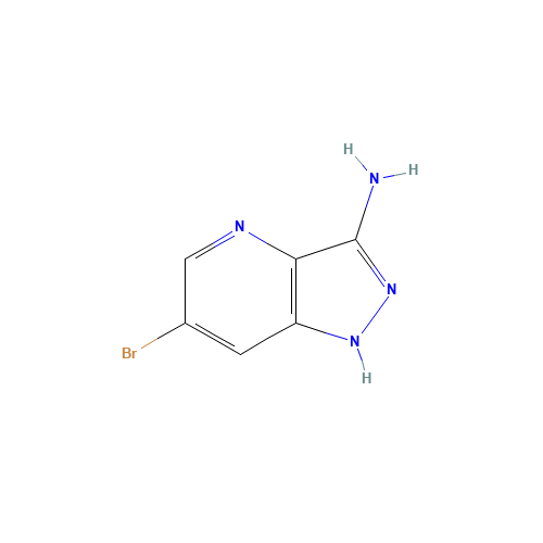 6-Bromo-1H-pyrazolo[4,3-b]pyridin-3-amine (CAS: 1211516-09-4) - Chemical Structure and Molecular Formula 