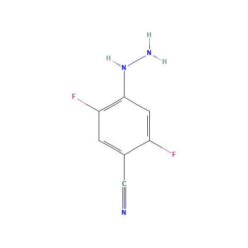 2,5-Difluoro-4-hydrazinylbenzonitrile (CAS: 129946-63-0) - Related Chemical Product