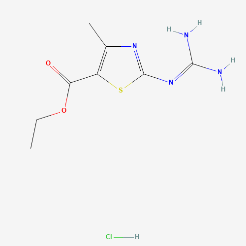Ethyl 2-carbamimidamido-4-methyl-1,3-thiazole-5-carboxylate hydrochloride (CAS: 131184-96-8) - Related Chemical Product