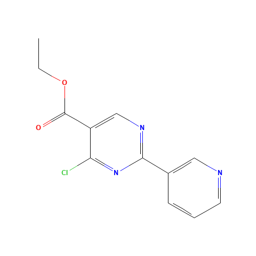 Ethyl 4-chloro-2-(pyridin-3-yl)pyrimidine-5-carboxylate (CAS: 34775-04-7) - Related Chemical Product
