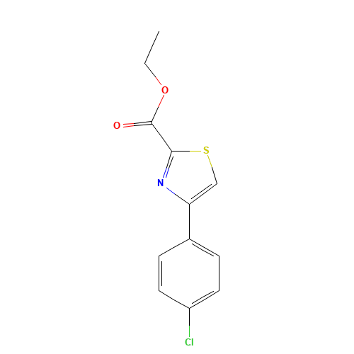 Ethyl 4-(4-chlorophenyl)-1,3-thiazole-2-carboxylate (CAS: 75680-91-0) - Related Chemical Product