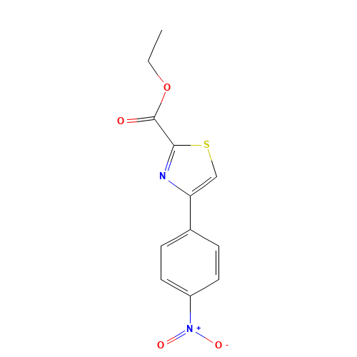 Ethyl 4-(4-nitrophenyl)-1,3-thiazole-2-carboxylate (CAS: 53101-04-5) - Related Chemical Product