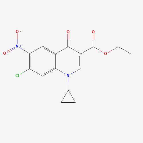 Ethyl 7-chloro-1-cyclopropyl-6-nitro-4-oxo-1,4-dihydro-3-quinolinecarboxylate (CAS: 127625-17-6) - Related Chemical Product