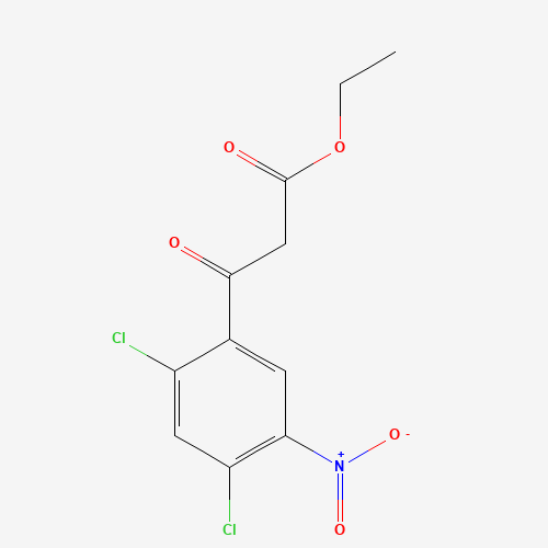 Ethyl 3-(2,4-dichloro-5-nitrophenyl)-3-oxopropanoate (CAS: 174312-93-7) - Related Chemical Product