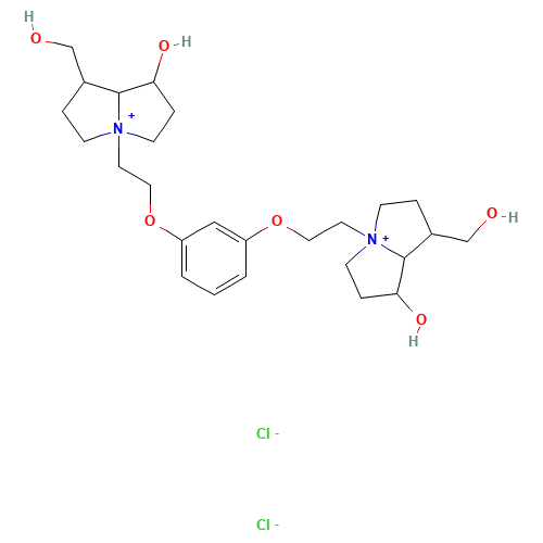 4,4'-[1,3-Phenylenebis(oxy-2,1-ethanediyl)]bis[1-h ydroxy-7-(hydroxymethyl)hexahydro-1H-pyrroliziniu (CAS: 19918-85-5) - Related Chemical Product