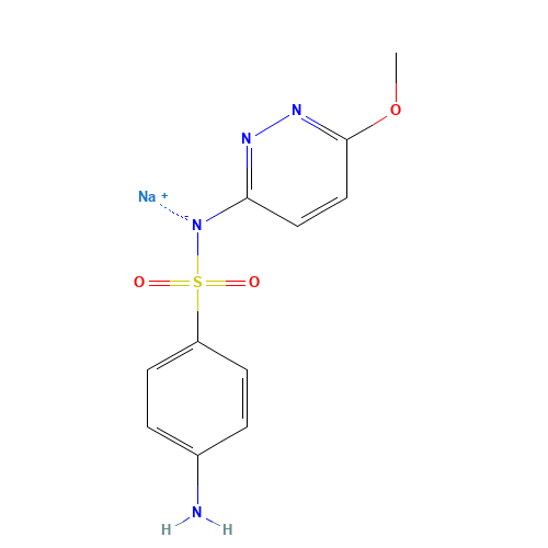 Sodium 4-amino-N-(6-methoxypyridazin-3-yl)-benzenesulfonamide (CAS: 2577-32-4) - Related Chemical Product