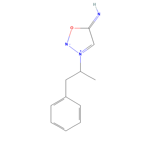 [3-(1-Phenylpropan-2-yl)-1,2,3-oxadiazol-3-ium-5-yl]azanide (CAS: 22293-47-6) - Related Chemical Product