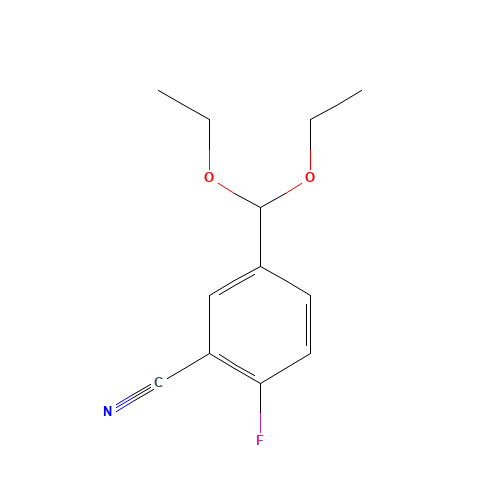 5-(Diethoxymethyl)-2-fluorobenzonitrile (CAS: 1176161-37-7) - Related Chemical Product