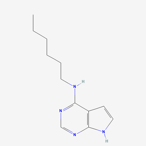 N-Hexyl-7H-pyrrolo[2,3-d]pyrimidin-4-amine (CAS: 57357-98-9) - Related Chemical Product