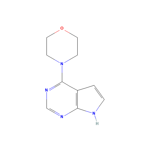 4-{7H-Pyrrolo[2,3-d]pyrimidin-4-yl}morpholine (CAS: 90870-83-0) - Related Chemical Product