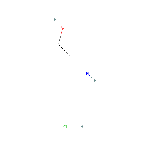 3-(Hydroxymethyl)azetidine hydrochloride (CAS: 928038-44-2) - Chemical Structure and Molecular Formula 
