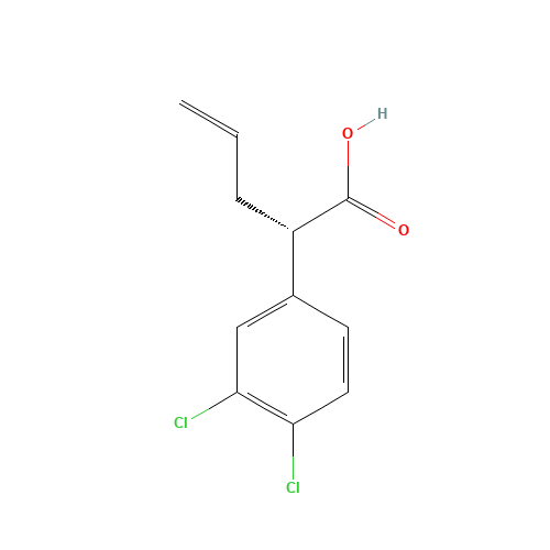 (S)-2-(3,4-Dichlorophenyl)pent-4-enoic acid (CAS: 147643-57-0) - Related Chemical Product