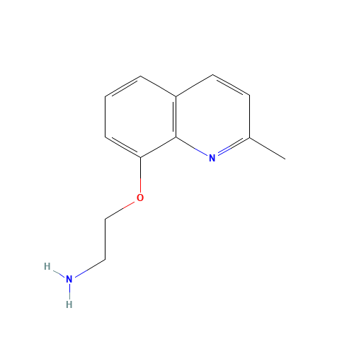 {2-[(2-Methylquinolin-8-yl)oxy]ethyl}amine dihydrochloride (CAS: 1094492-24-6) - Chemical Structure and Molecular Formula 