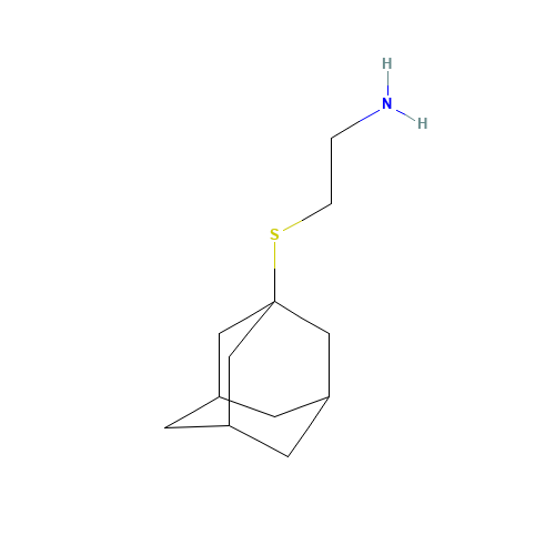 [2-(1-Adamantylthio)ethyl]amine hydrochloride (CAS: 30771-87-0) - Chemical Structure and Molecular Formula 