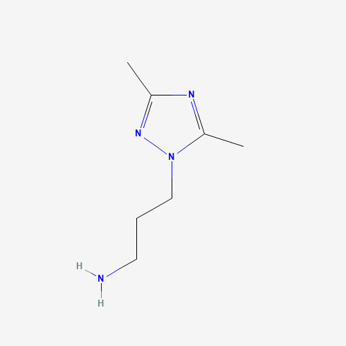 [3-(3,5-Dimethyl-1H-1,2,4-triazol-1-yl)propyl]-amine (CAS: 1060817-15-3) - Related Chemical Product