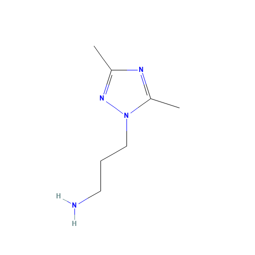 [3-(3,5-Dimethyl-1H-1,2,4-triazol-1-yl)propyl]-amine (CAS: 1060817-15-3) - Related Chemical Product