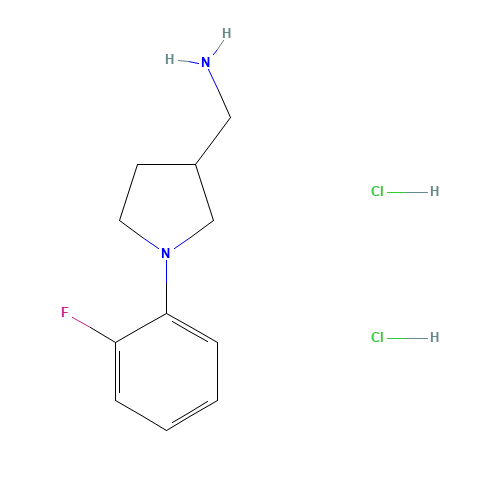 {[1-(2-Fluorophenyl)pyrrolidin-3-yl]methyl}amine hydrochloride (CAS: 479089-93-5) - Related Chemical Product