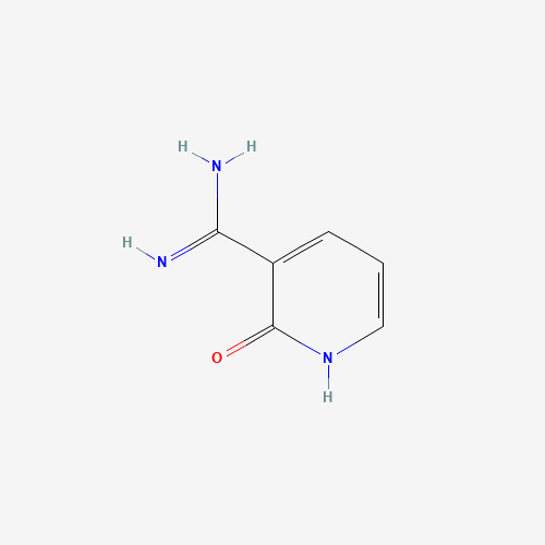 2-Oxo-1,2-dihydropyridine-3-carboximidamide dihydrochloride (CAS: 885953-80-0) - Chemical Structure and Molecular Formula 