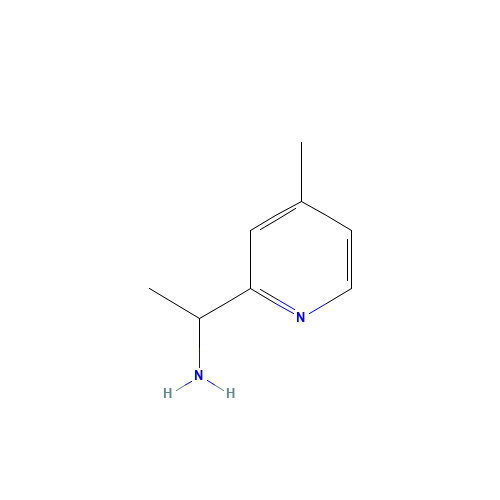 [1-(4-Methylpyridin-2-yl)ethyl]amine dihydrochloride (CAS: 58088-63-4) - Chemical Structure and Molecular Formula 