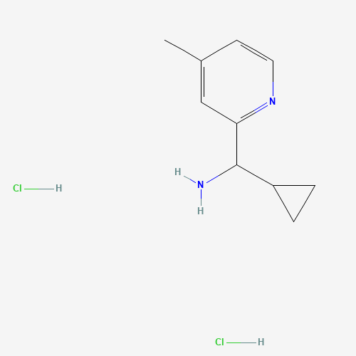[Cyclopropyl(4-methylpyridin-2-yl)methyl]amine dihydrochloride (CAS: 1203308-27-3) - Related Chemical Product