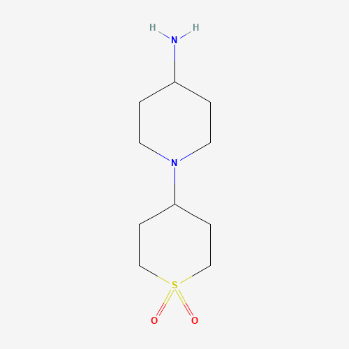 1-(1,1-Dioxidotetrahydro-2H-thiopyran-4-yl)-piperidin-4-amine dihydrochloride (CAS: 1156407-08-7) - Related Chemical Product