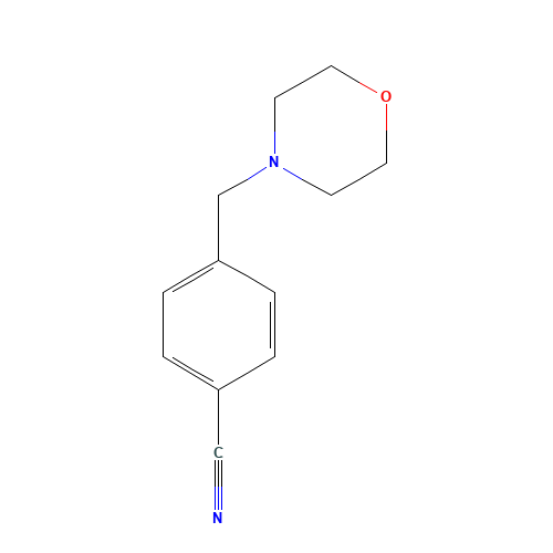 4-(Morpholin-4-ylmethyl)benzonitrile hydrochloride (CAS: 37812-51-4) - Chemical Structure and Molecular Formula 