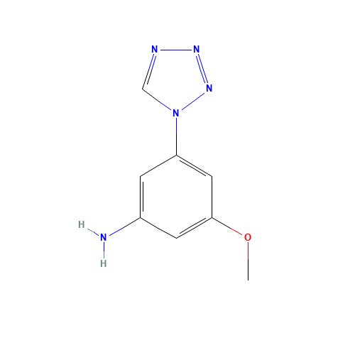 3-Methoxy-5-(1H-tetrazol-1-yl)aniline (CAS: 883291-48-3) - Related Chemical Product