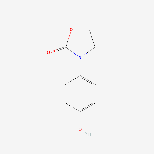 3-(4-Hydroxyphenyl)-1,3-oxazolidin-2-one (CAS: 97389-25-8) - Related Chemical Product