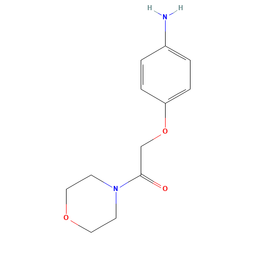 [4-(2-Morpholin-4-yl-2-oxoethoxy)phenyl]amine (CAS: 76870-09-2) - Related Chemical Product