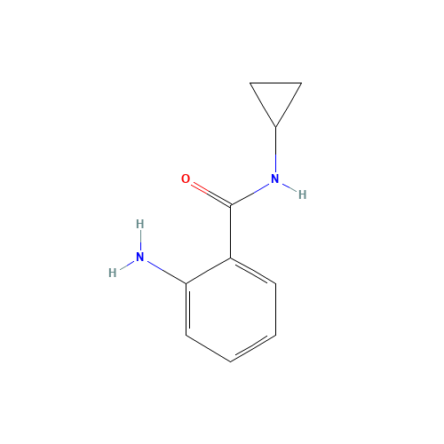 2-Amino-N-cyclopropylbenzamide (CAS: 30510-67-9) - Chemical Structure and Molecular Formula 