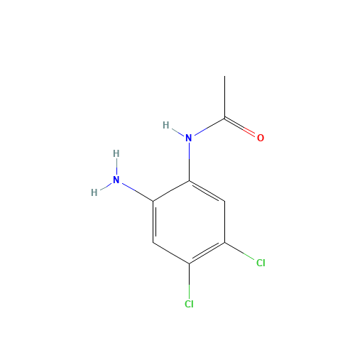 N-(2-Amino-4,5-dichlorophenyl)acetamide (CAS: 501076-48-8) - Chemical Structure and Molecular Formula 