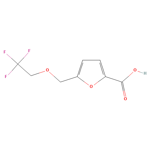 5-[(2,2,2-Trifluoroethoxy)methyl]-2-furoic acid (CAS: 488795-29-5) - Related Chemical Product
