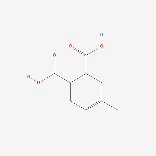 4-Methylcyclohex-4-ene-1,2-dicarboxylic acid (CAS: 13468-88-7) - Chemical Structure and Molecular Formula 