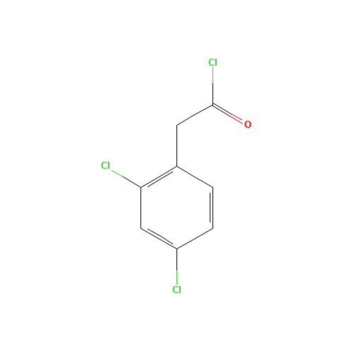 (2,4-Dichlorophenoxy)acetyl chloride (CAS: 53056-20-5) - Chemical Structure and Molecular Formula 