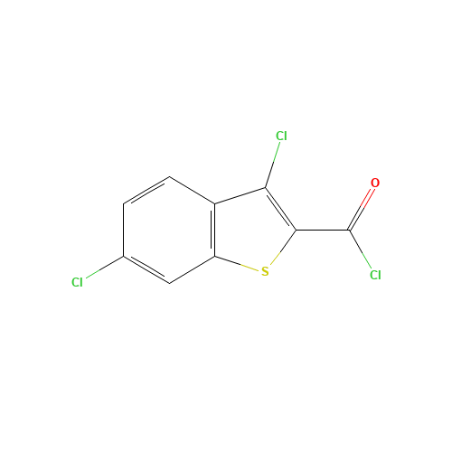 3,6-Dichloro-1-benzothiophene-2-carbonyl chloride (CAS: 34576-85-7) - Related Chemical Product