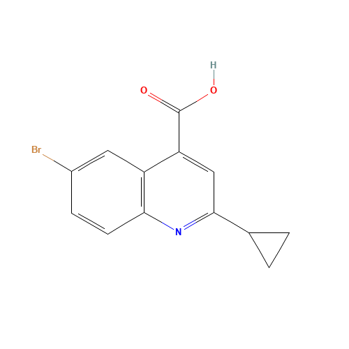 6-Bromo-2-cyclopropylquinoline-4-carboxylic acid (CAS: 313241-16-6) - Related Chemical Product
