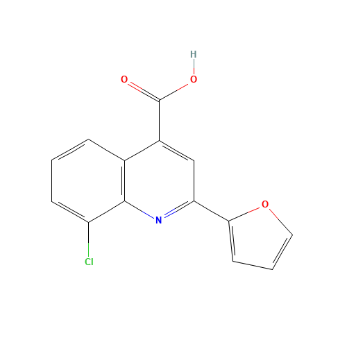 8-Chloro-2-(2-furyl)quinoline-4-carboxylic acid (CAS: 52413-55-5) - Related Chemical Product