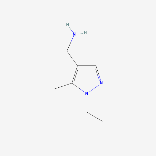 [(1-Ethyl-5-methyl-1H-pyrazol-4-yl)methyl]amine (CAS: 898046-26-9) - Related Chemical Product