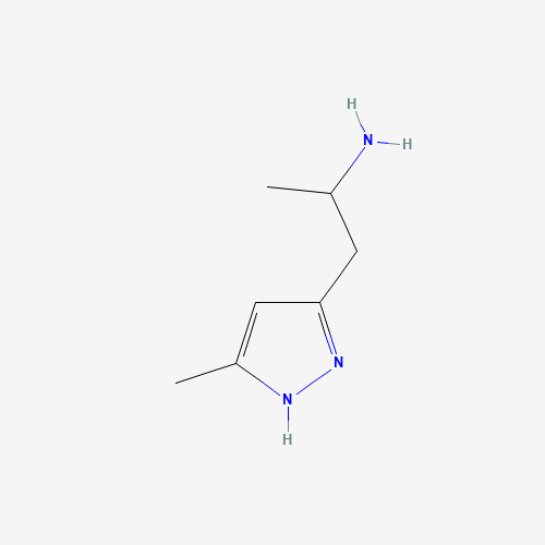 [1-Methyl-2-(5-methyl-1H-pyrazol-3-yl)ethyl]amine (CAS: 1025087-55-1) - Related Chemical Product