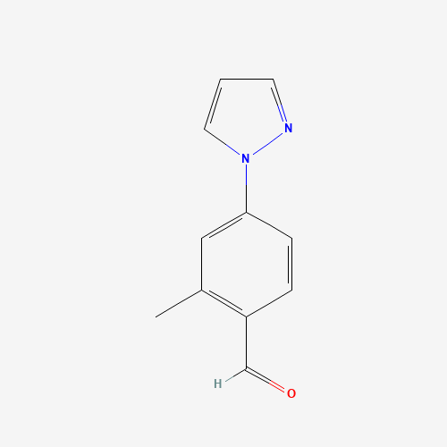 2-Methyl-4-(1H-pyrazol-1-yl)benzaldehyde (CAS: 1015845-89-2) - Related Chemical Product