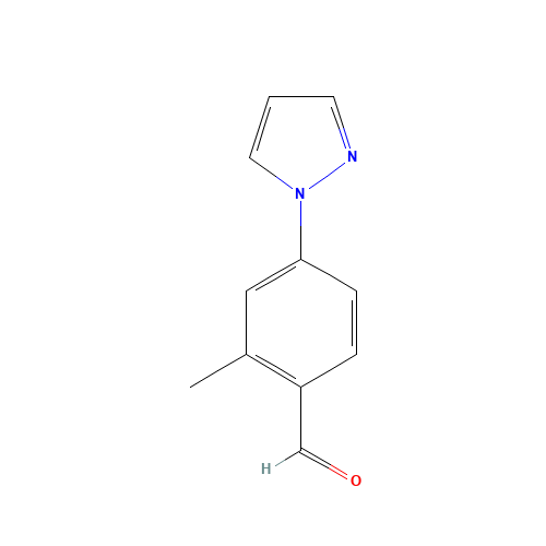2-Methyl-4-(1H-pyrazol-1-yl)benzaldehyde (CAS: 1015845-89-2) - Related Chemical Product