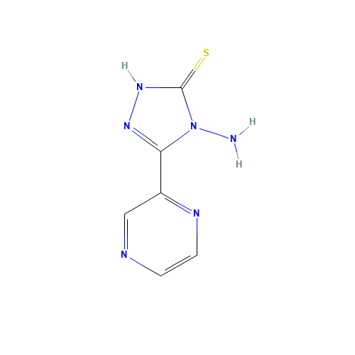 4-Amino-5-pyrazin-2-yl-4H-1,2,4-triazole-3-thiol (CAS: 124991-69-1) - Related Chemical Product