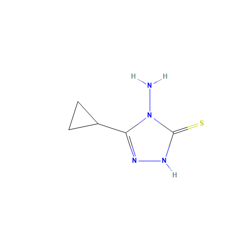 4-Amino-5-cyclopropyl-4H-1,2,4-triazole-3-thiol (CAS: 31821-73-5) - Related Chemical Product